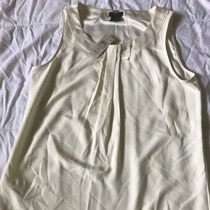Ann Taylor off white blouse